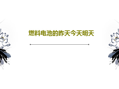 燃料电池的昨天今天明天共25页