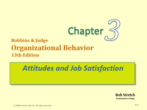 Organizational Behavior组织行为学