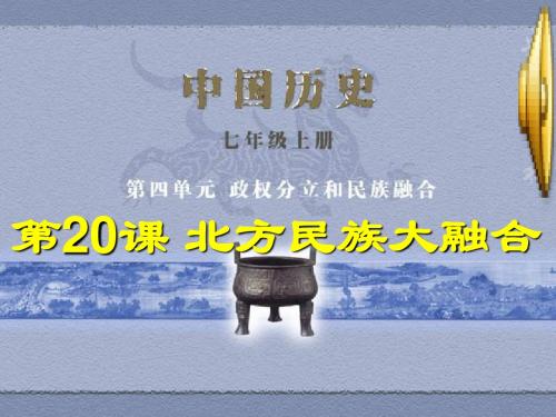 北方民族大融合PPT优秀课件17 人教版