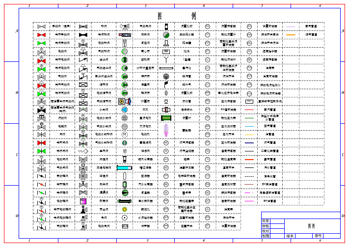 热力系统图图例