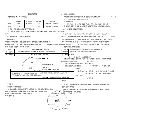 湘教版七年级地理上册知识点汇总