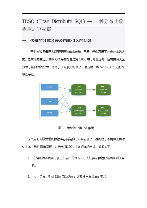 TDSQL简介