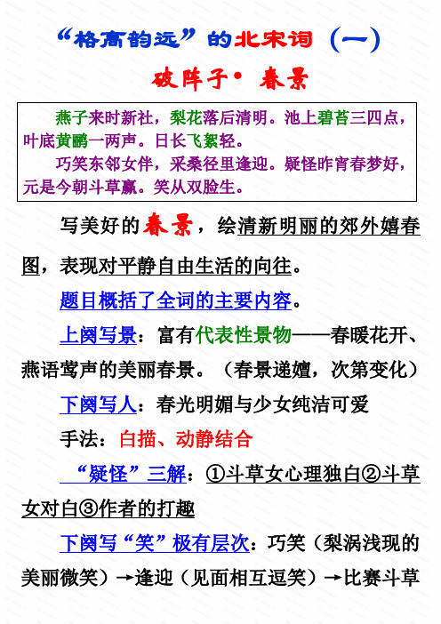 唐诗宋词选读——北宋词(一)(讲课用精装版)