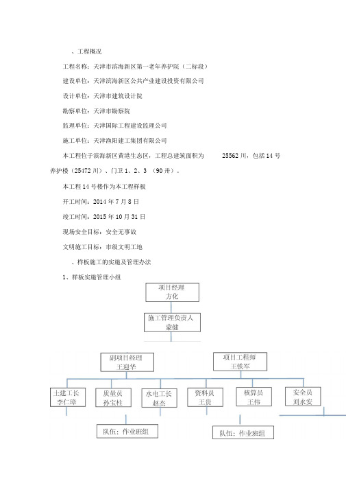 穿楼板的管道套管的安装样板施工方案