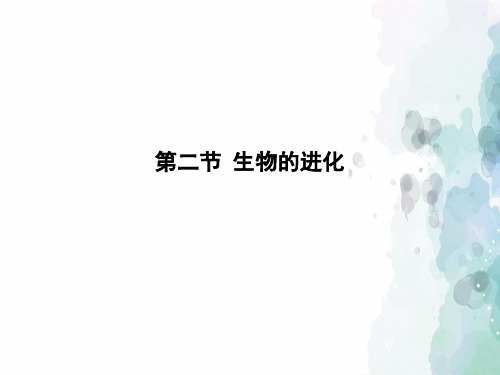 北师大版-生物-八年级下册21.2 生物的进化 名师指导课件