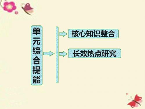 【三维设计】2017届高中政治总复习 第三单元 发展社会主义民主政治单元综合提能课件 新人教版必修2