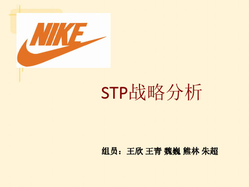 耐克公司STP战略分析