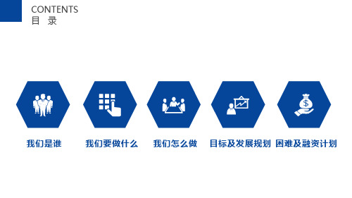 网络科技项目招商产品推介商业计划书动态ppt模板