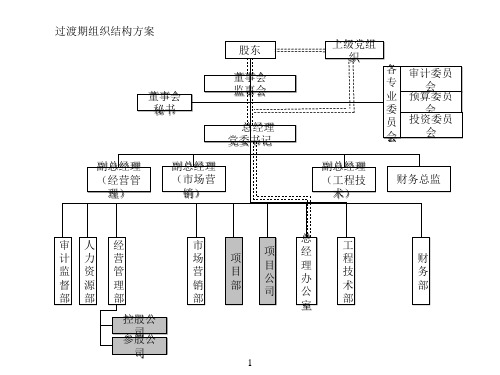 某地产公司组织架构方案PPT课件