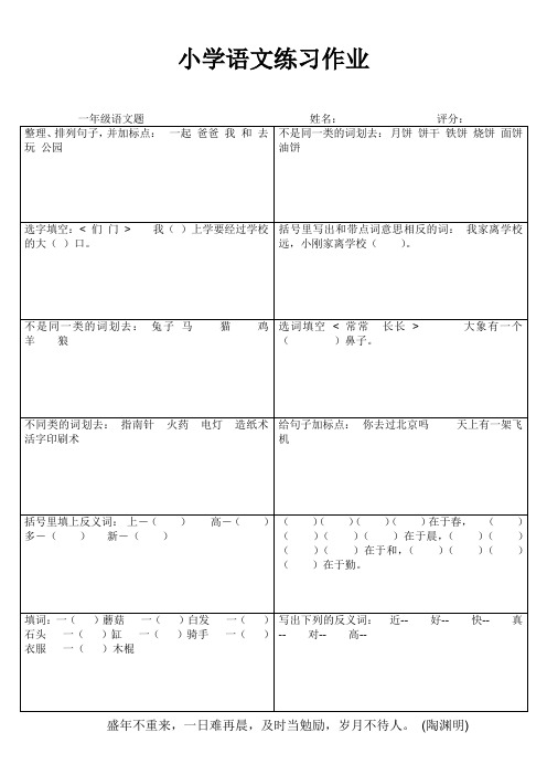 小学语文练习精英版(552)1