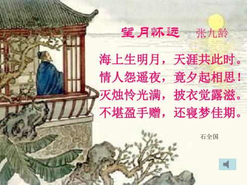 九年级语文望月怀远3(2019)