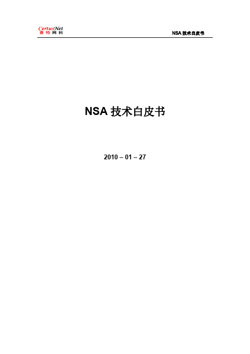 NSA产品技术白皮书new