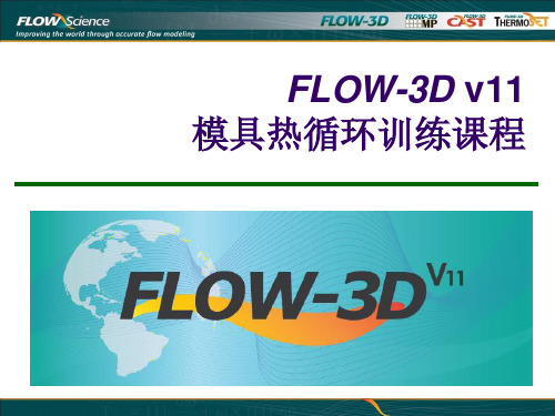 03、FLOW_3D V11热循环和压室分析