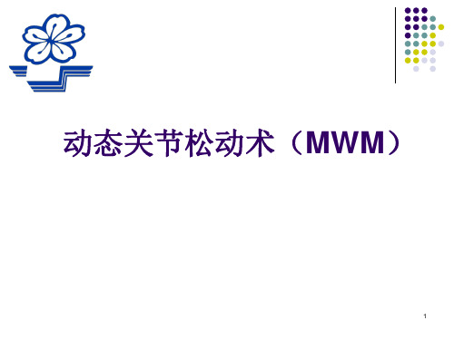 动态关节松动术(MWM)PPT课件