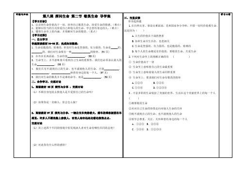 部编人教版初中九年级上册道德与法治《第八课中国人中国梦：我们的梦想》公开课教案_2