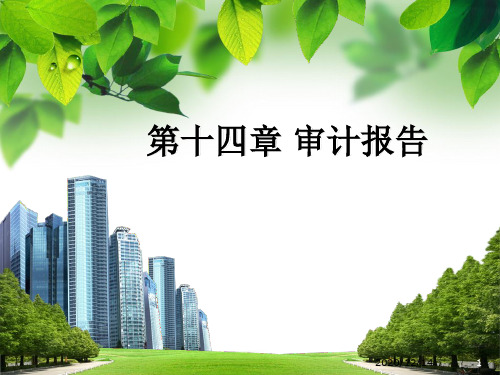 第14章审计报告精品PPT课件