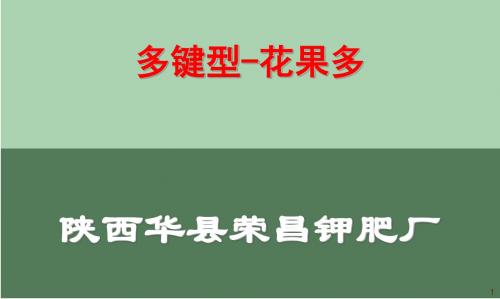 高活性硅钙镁钾肥演示