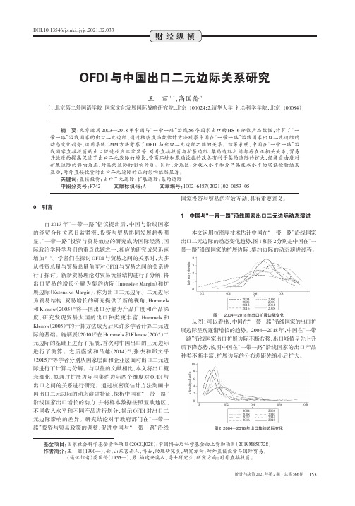 OFDI与中国出口二元边际关系研究