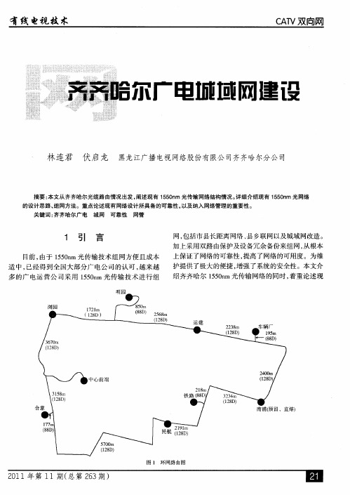 齐齐哈尔广电城域网建设