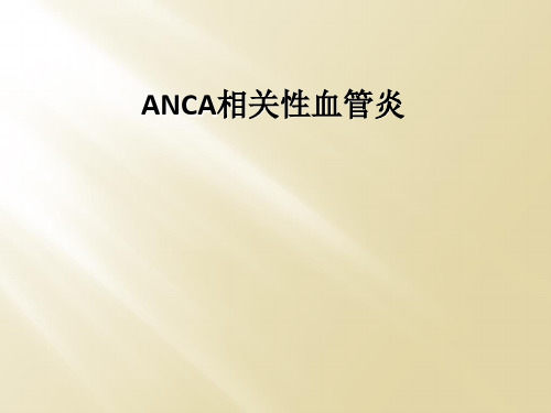 ANCA相关性血管炎