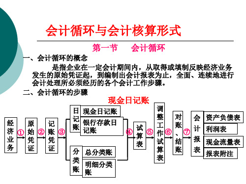 会计循环与会计核算形式