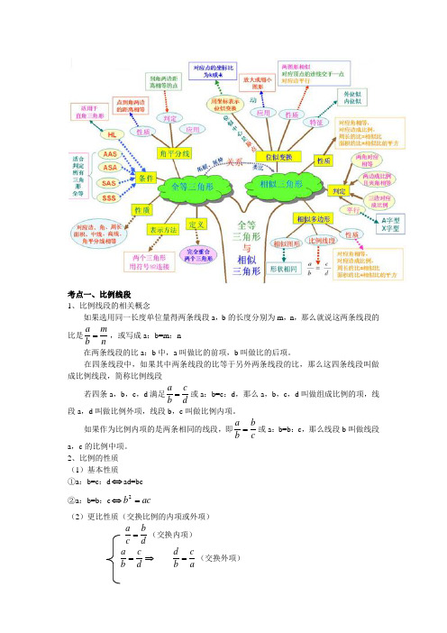 相似三角形专题复习