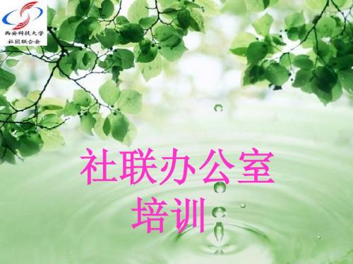 办公室培训