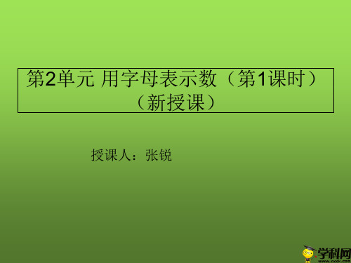 陕西省石泉县后柳中学人教版七年级数学上册课件：21整式(22)(共11张PPT)