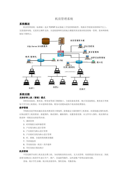 机房管理系统