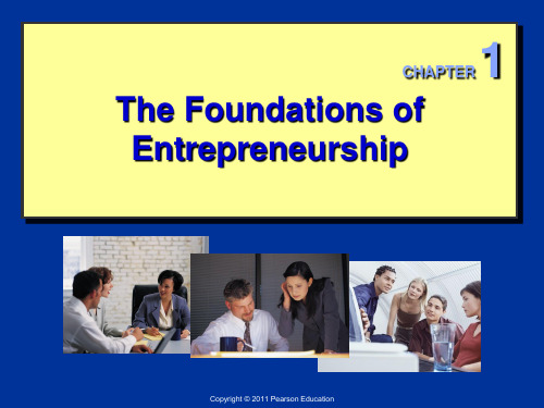 Foundations of Entrepreneurship