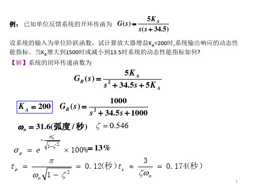 02-课件-305 二阶系统性能的改善