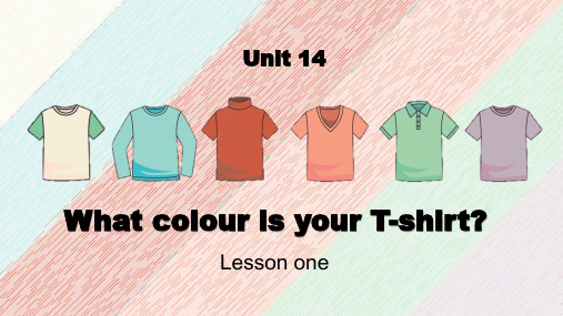 新概念英语青少版(入门级A)Unit14 What colour is your T-shirt