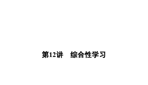 第12讲 综合性学习