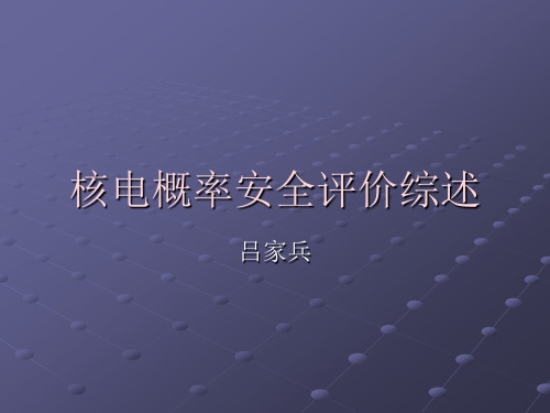 核电概率安全评价综述