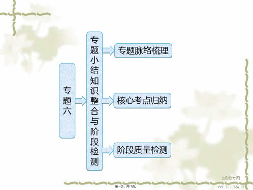 历史人民版选修ⅰ专题六 穆罕默德_阿里改革 专题小结 课件(与“改革”有关的文档共17张)