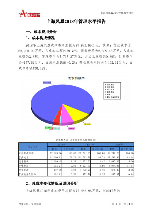 上海凤凰2018年管理水平报告-智泽华