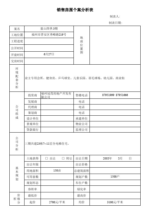 蓝山四季.3期.xls