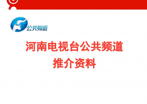 河南公共频道媒介资料