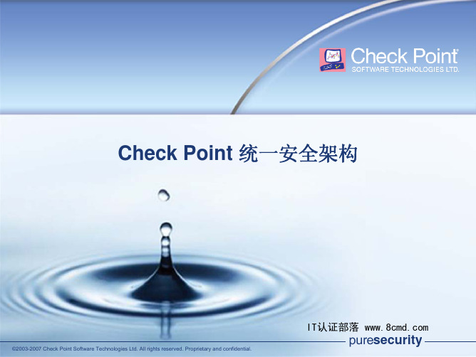 Check Point 统一安全架构