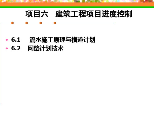 155建筑工程项目进度计划的编制方法