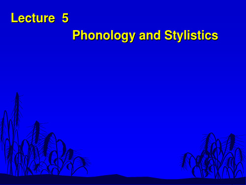 Rhetoric and Stylistics (9)