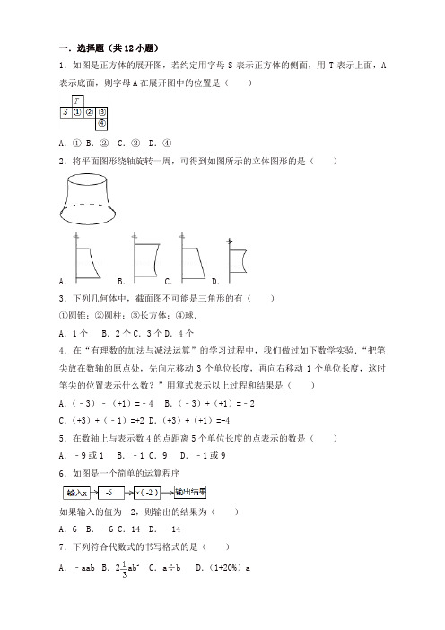 2019年鲁教版六上数学期末试卷(六年级上册)