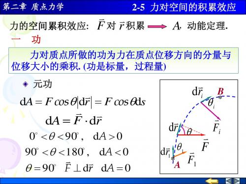 2-5力对空间的积累效应