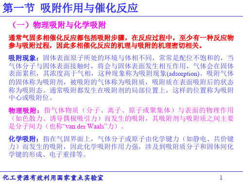 工业催化原理合成氨工业催化基础和过程