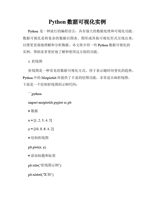 Python数据可视化实例