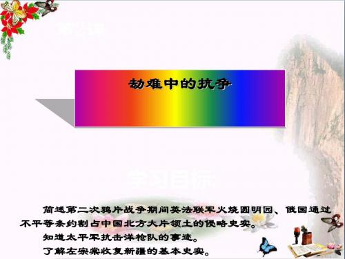 劫难中的抗争ppt1 北师大版