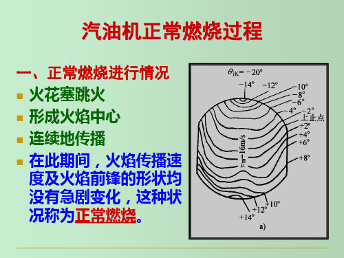 汽油机正常燃烧过程 教学PPT课件