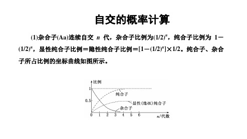 2022届全国新高考生物精准复习连续自交的概率计算