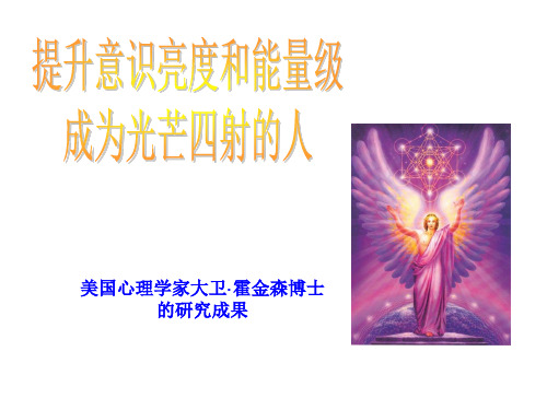 霍金斯的能量层级(全)