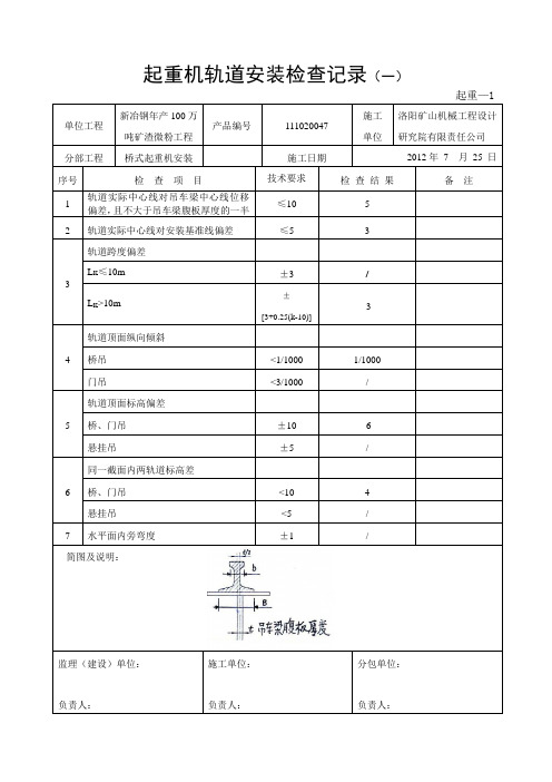 5(起重机安装表格)